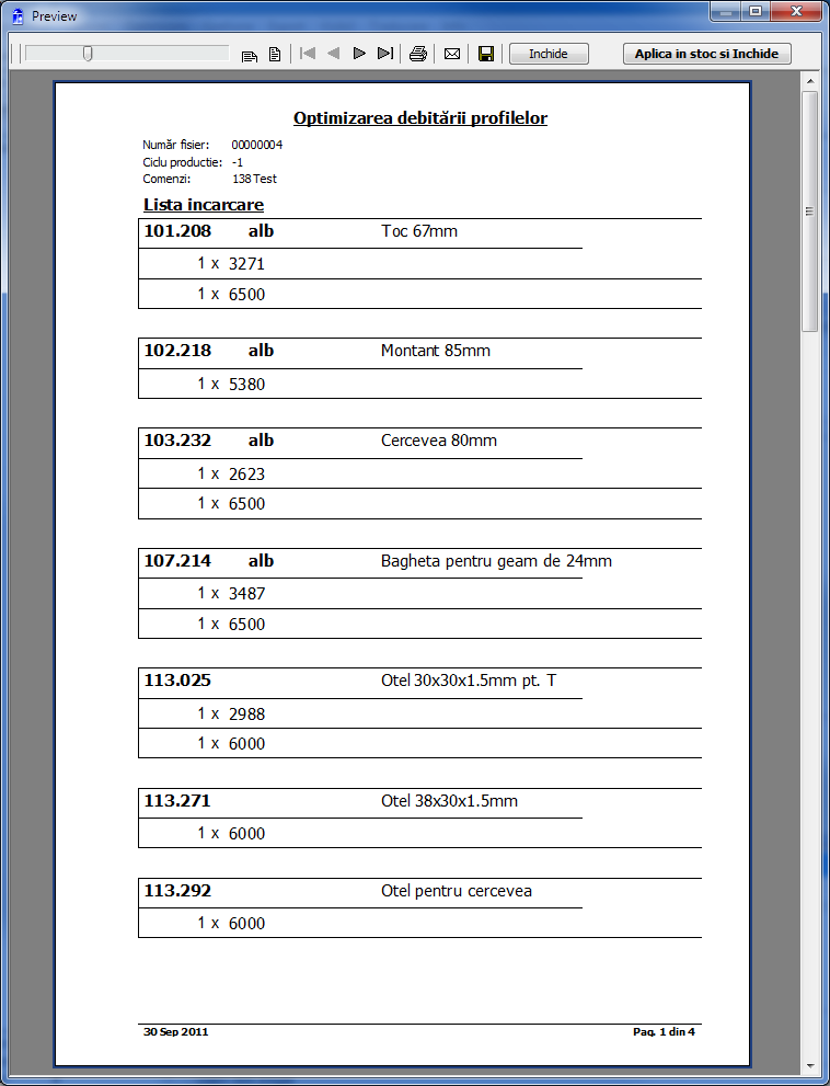 documente optimizare lista profile